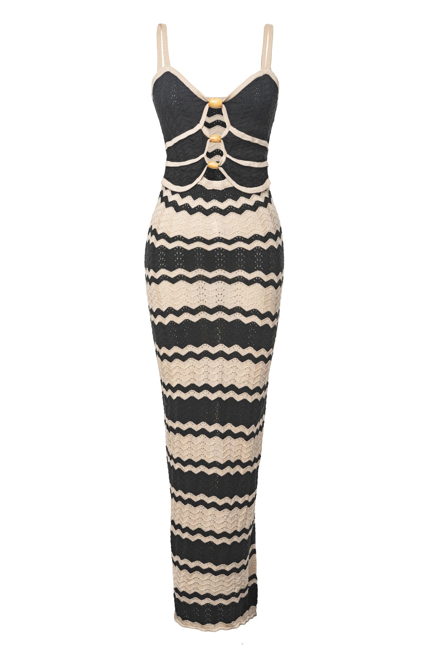 Black Azula Knit Maxi Dress