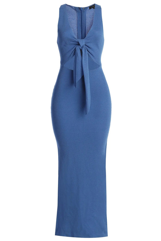 Blue Adrienna Maxi Dress