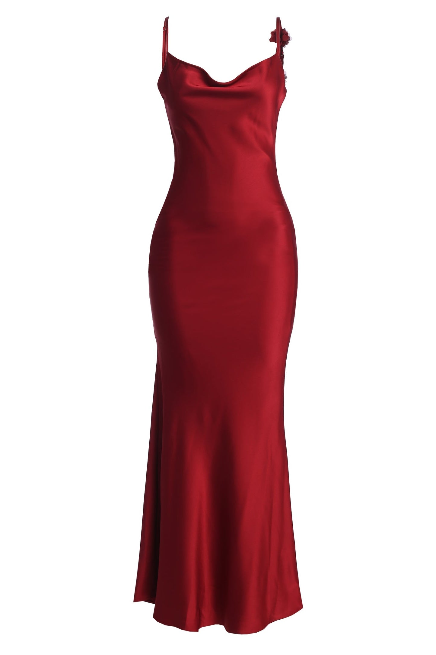 PRE-ORDER Red Down The Aisle Satin Gown
