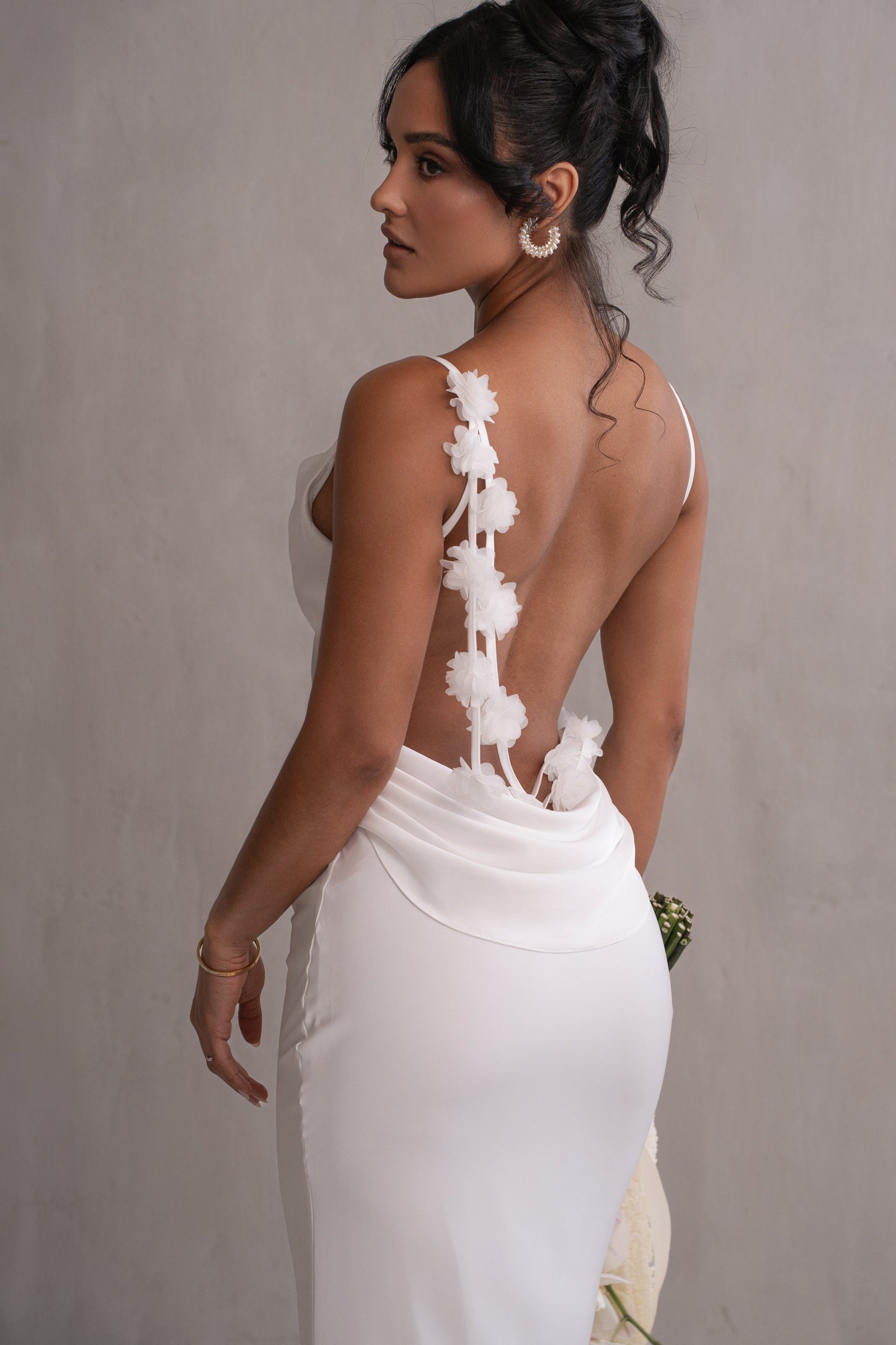 PRE-ORDER Ivory Down The Aisle Satin Gown