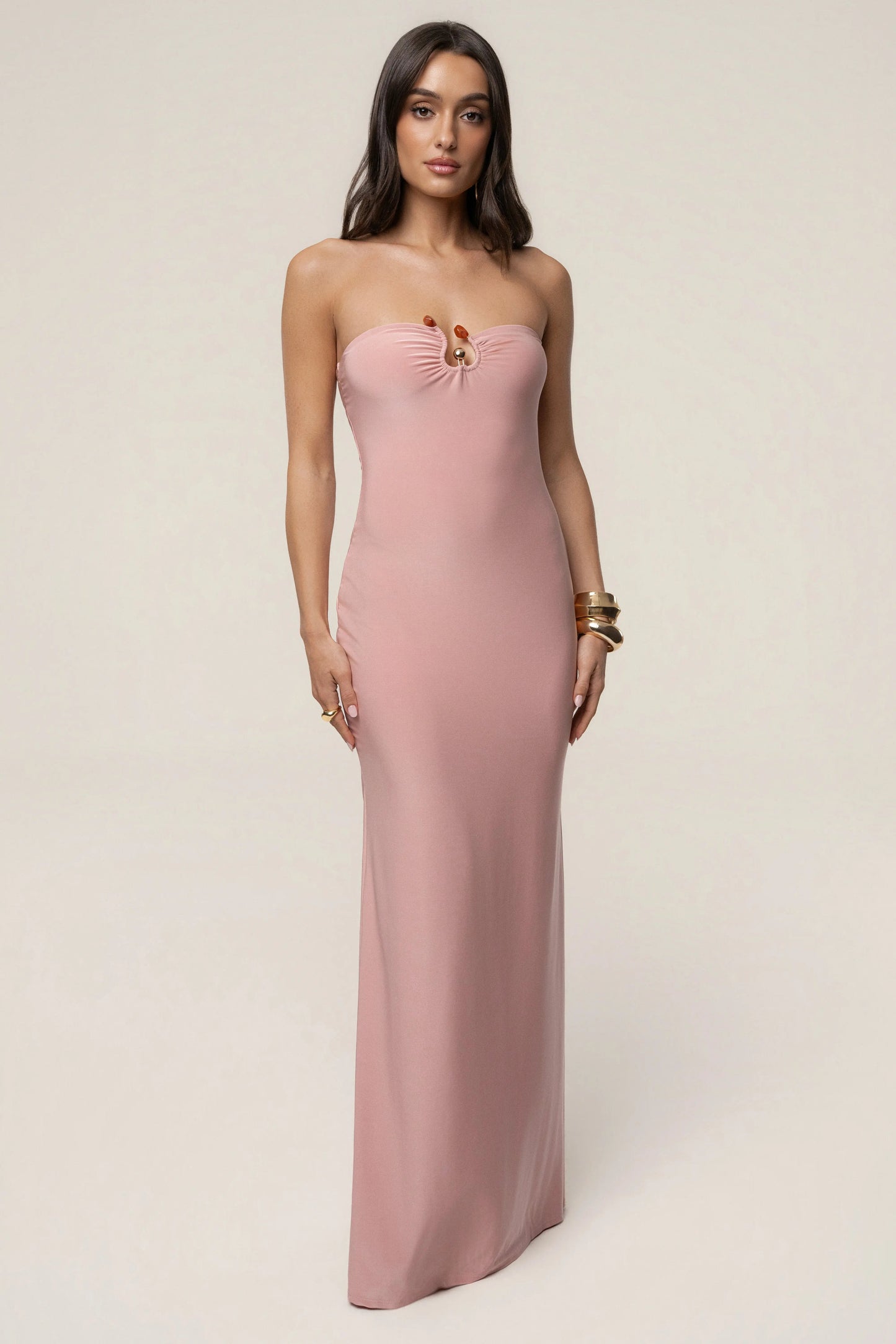 Dusty Rose Drift Serenity Maxi Dress