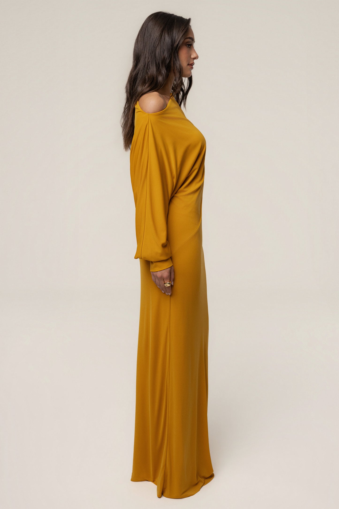 Yellow Winter Jewel Maxi Dress