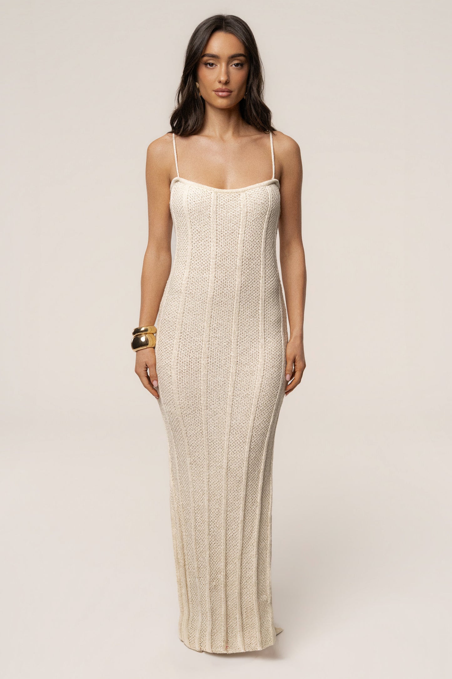 Ivory Cabana Views Crochet Dress