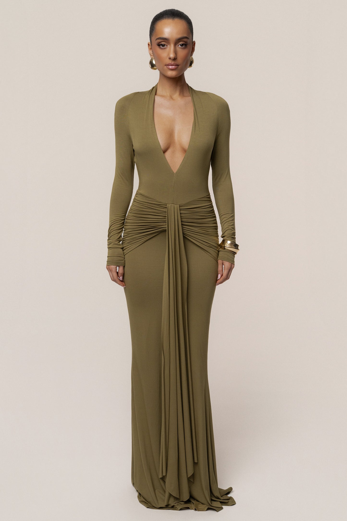 Olive All The Stars Maxi Dress