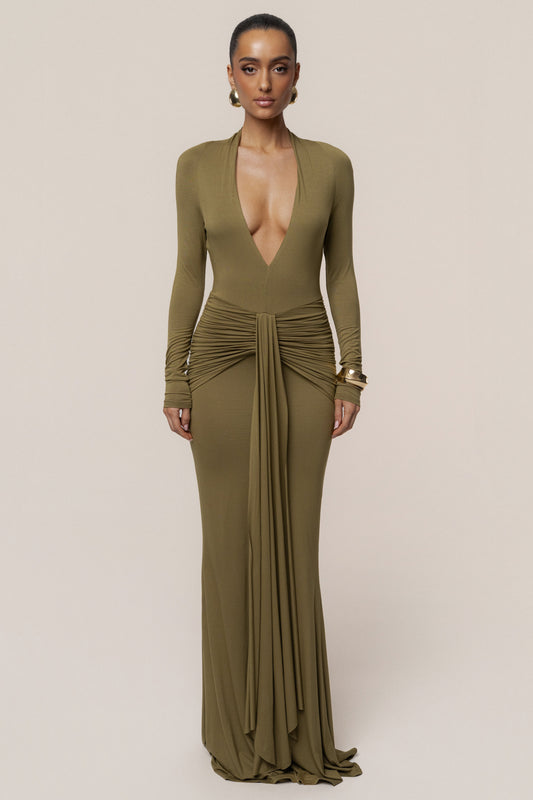 Olive All The Stars Maxi Dress