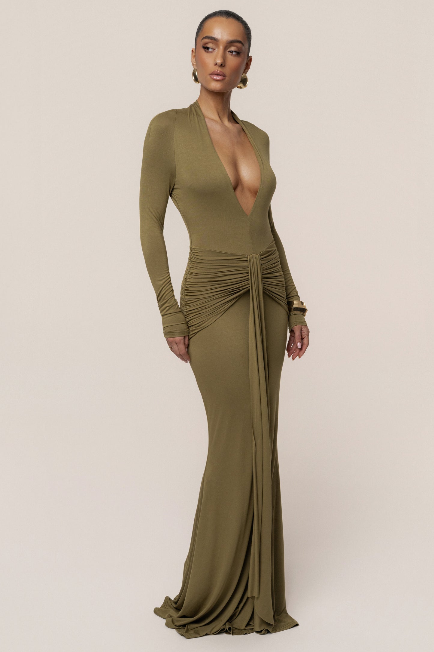 Olive All The Stars Maxi Dress