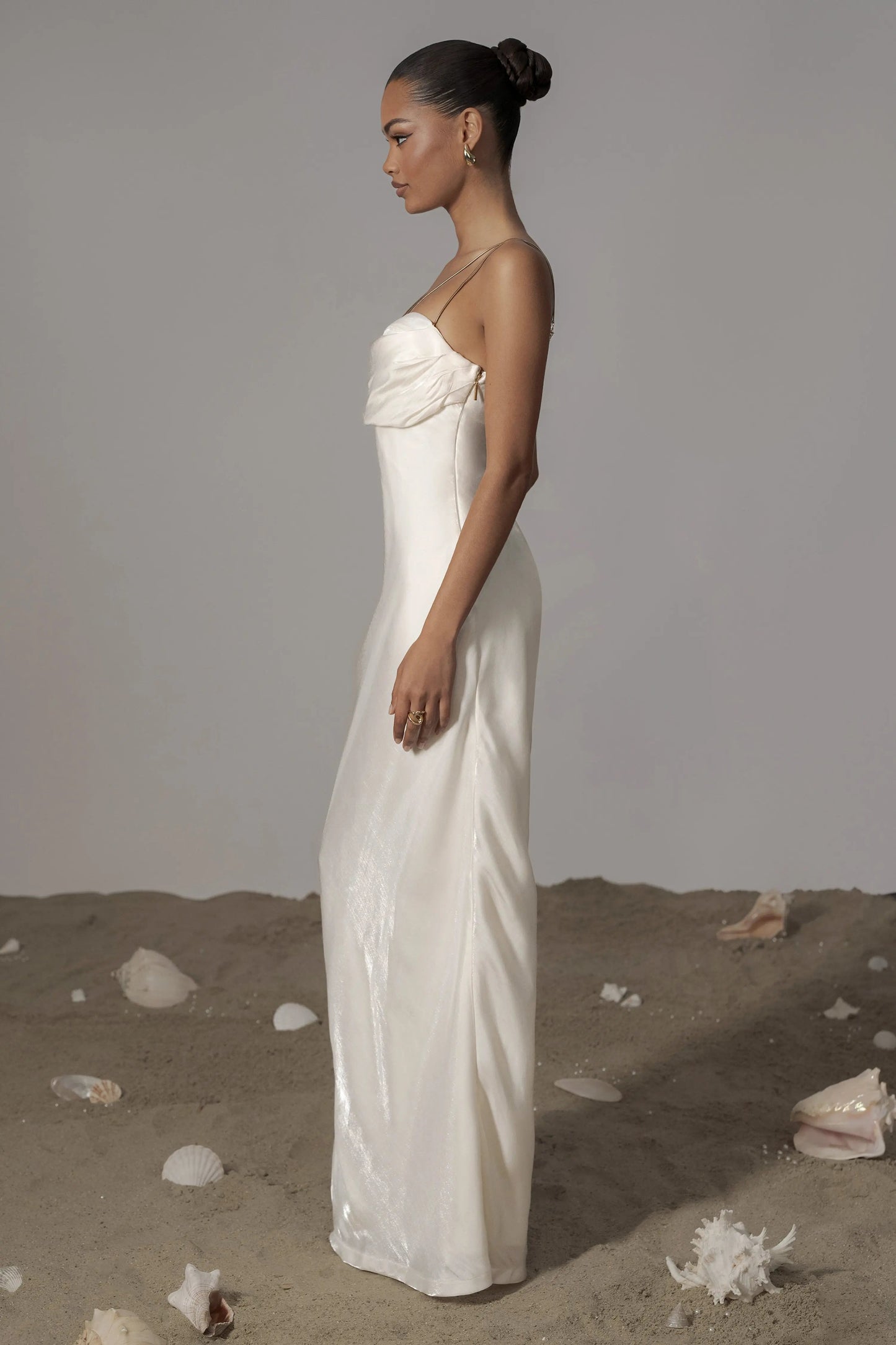 White Iridescent Visions Of You Dress