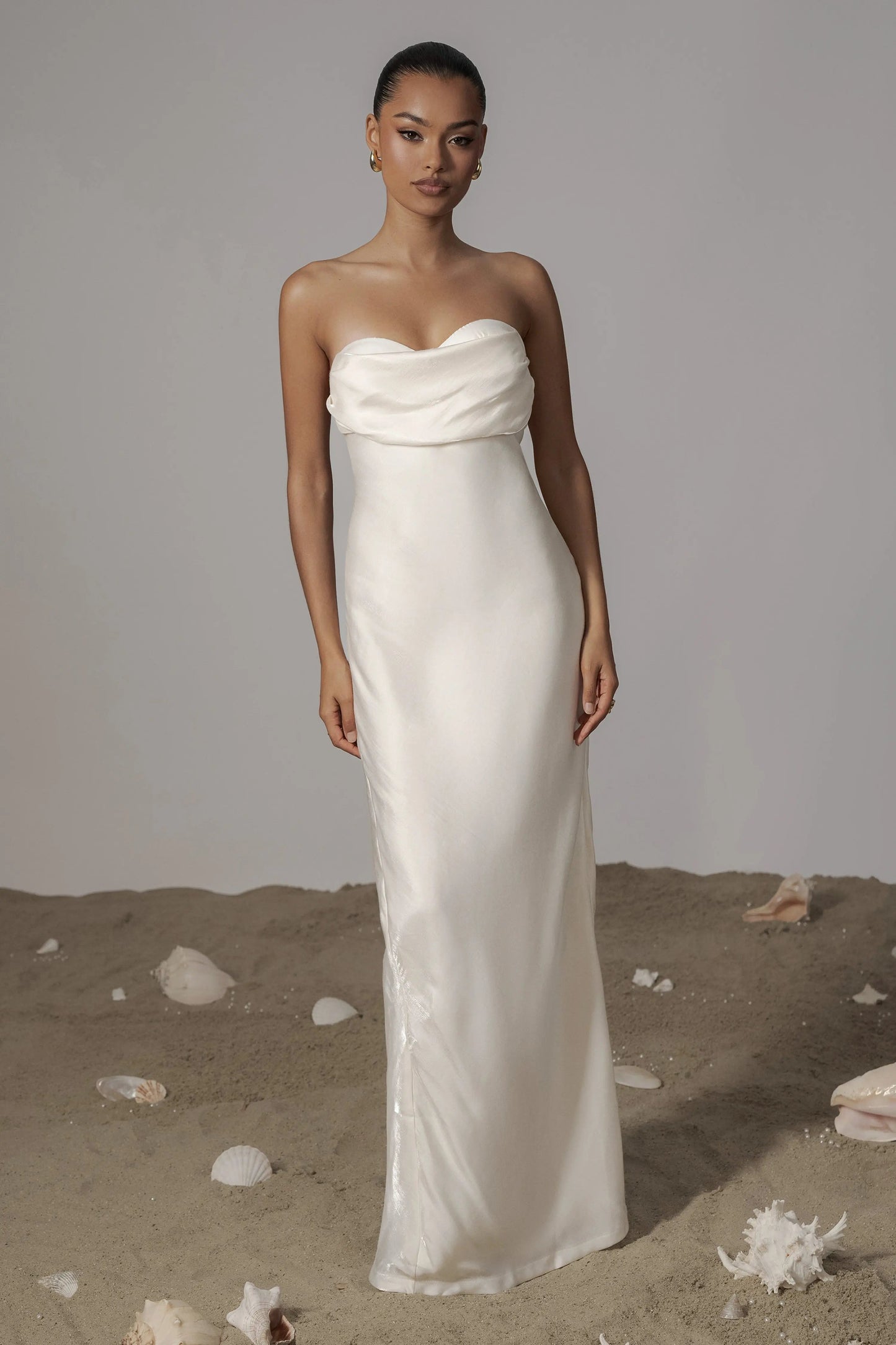 White Iridescent Visions Of You Dress