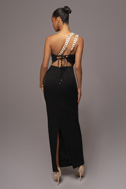 Black Luxury Living Maxi Dress