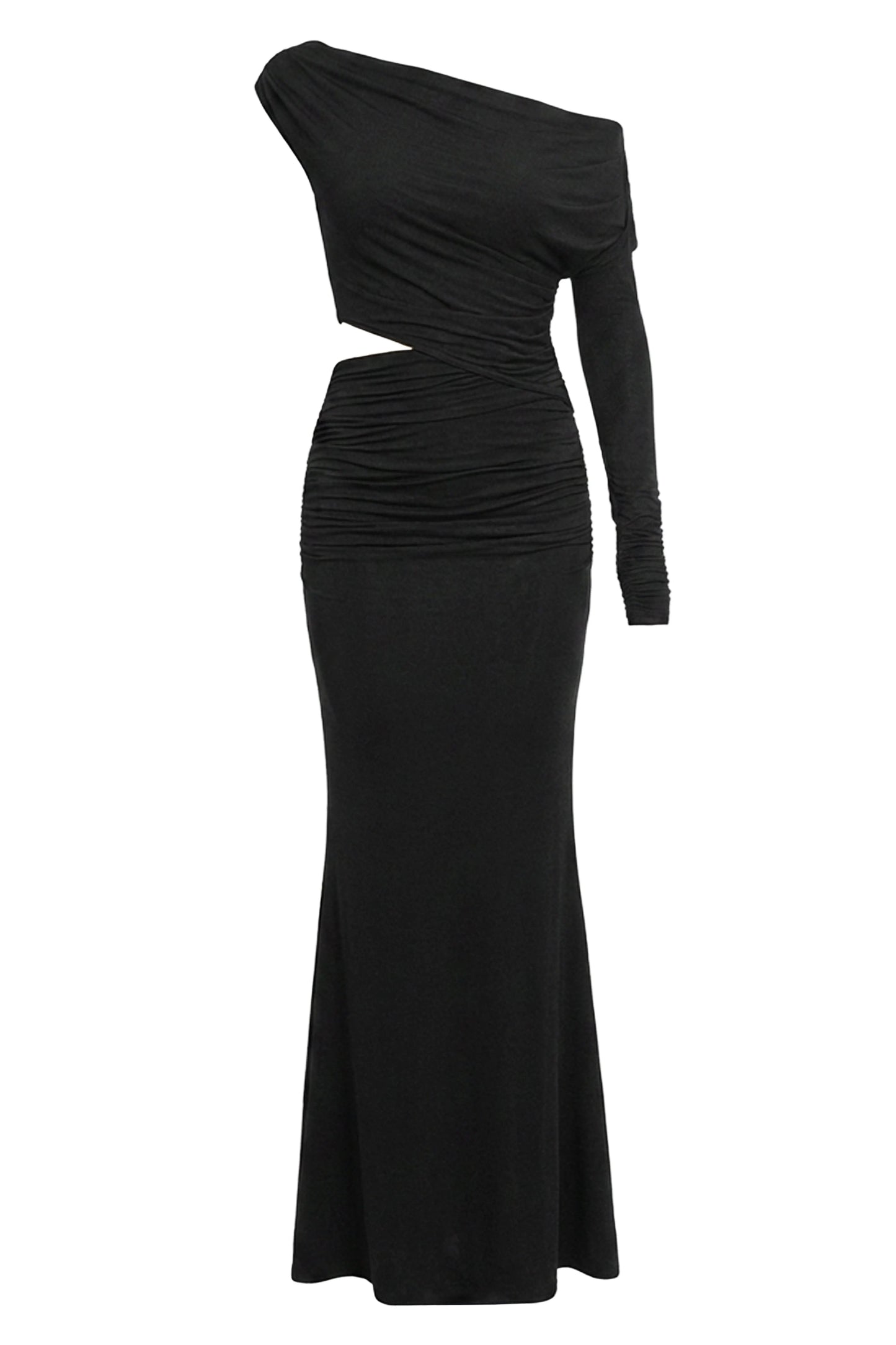 Black Premiere Cutout Maxi Dress