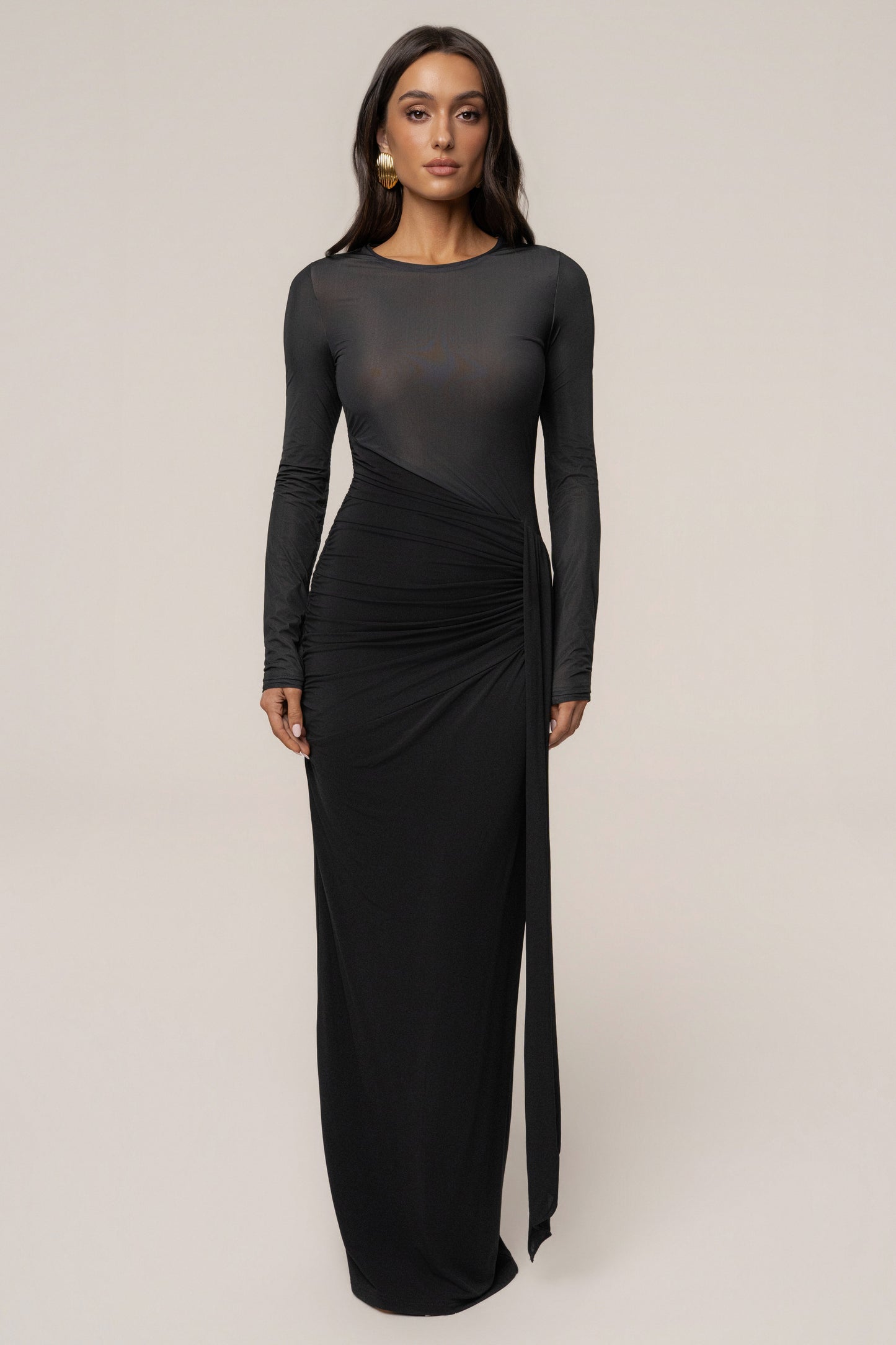Black Halo Hour Maxi Dress