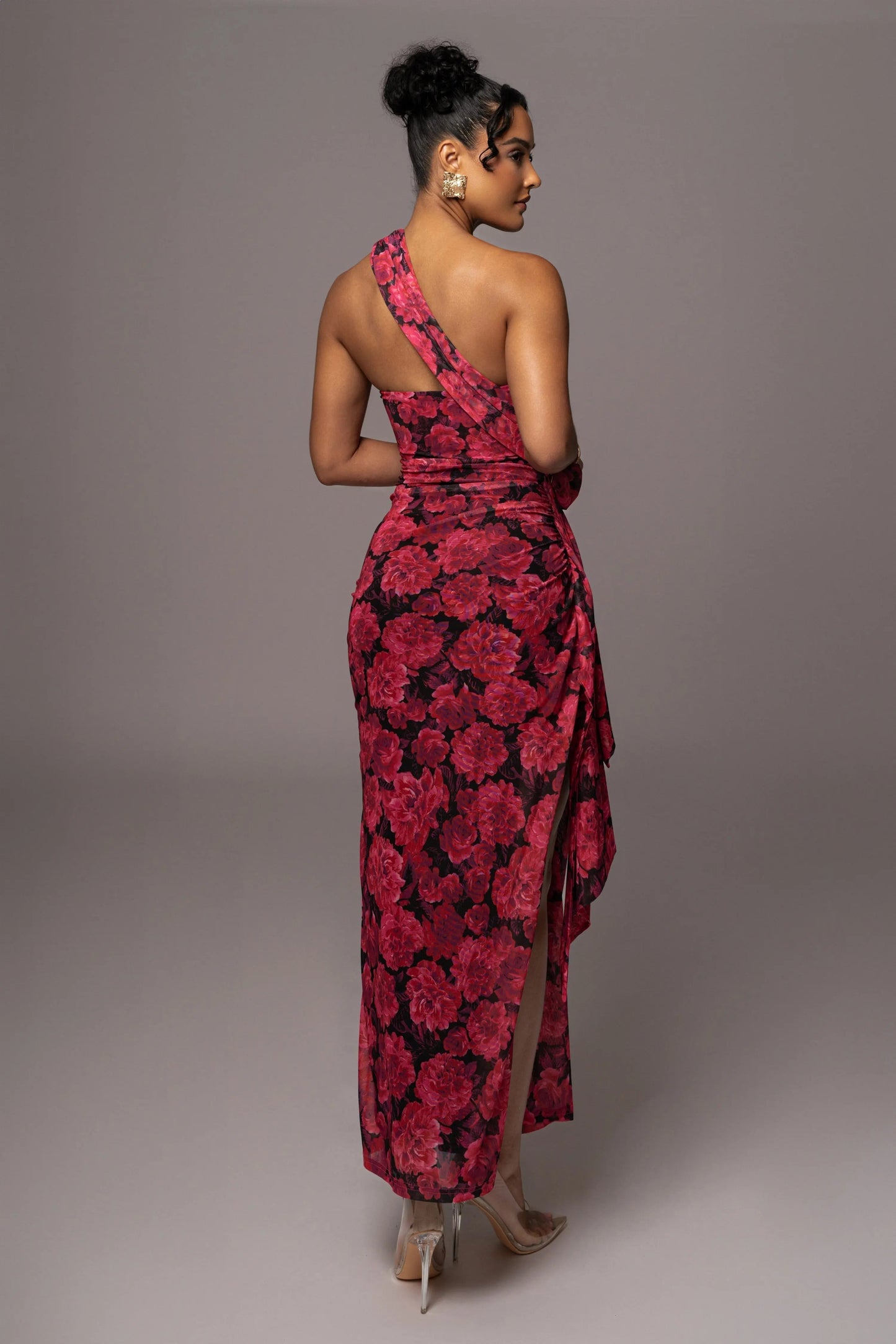 Pink Floral Villa Rosa Maxi Dress